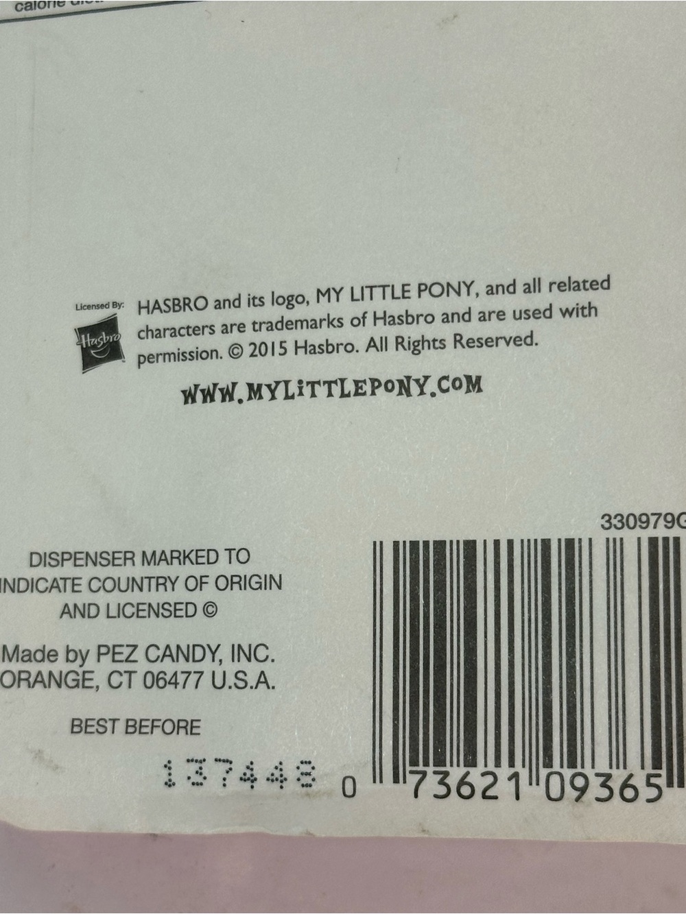 New PEZ My Little Pony Candy Dispenser Rainbow Dash Twilight Sparkle Fluttershy - Picture 6 of 6